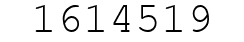 Number 1614519.