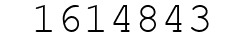 Number 1614843.