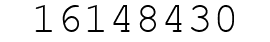 Number 16148430.