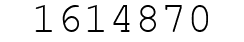 Number 1614870.