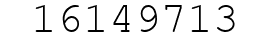 Number 16149713.
