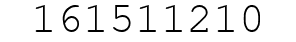 Number 161511210.