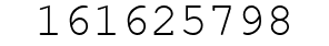 Number 161625798.