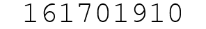 Number 161701910.