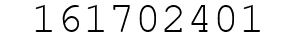 Number 161702401.