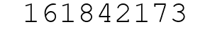 Number 161842173.