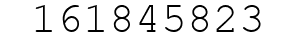 Number 161845823.