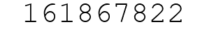 Number 161867822.