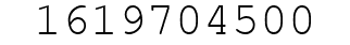 Number 1619704500.