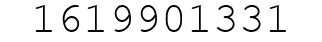 Number 1619901331.