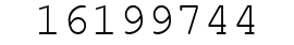 Number 16199744.