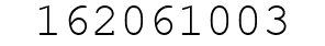 Number 162061003.