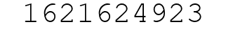 Number 1621624923.