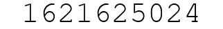 Number 1621625024.