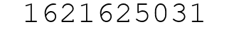 Number 1621625031.