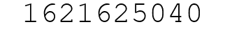 Number 1621625040.