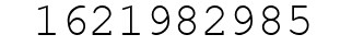 Number 1621982985.
