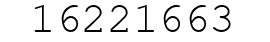 Number 16221663.