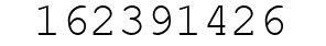 Number 162391426.