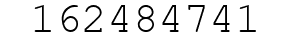 Number 162484741.