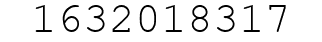 Number 1632018317.