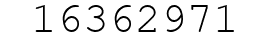 Number 16362971.
