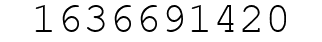 Number 1636691420.