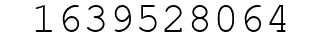 Number 1639528064.