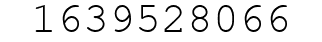 Number 1639528066.