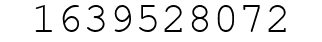 Number 1639528072.