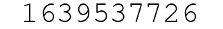 Number 1639537726.