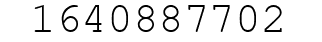 Number 1640887702.