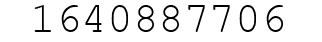 Number 1640887706.