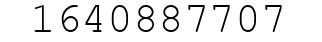 Number 1640887707.