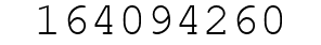 Number 164094260.