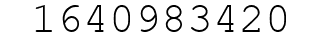 Number 1640983420.