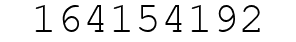 Number 164154192.