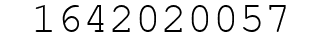 Number 1642020057.