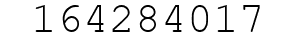 Number 164284017.