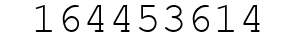 Number 164453614.