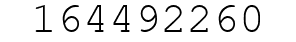 Number 164492260.