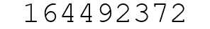 Number 164492372.