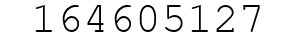 Number 164605127.