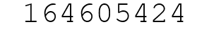 Number 164605424.