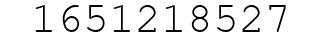 Number 1651218527.