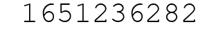Number 1651236282.