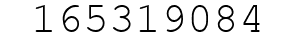 Number 165319084.