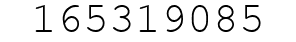 Number 165319085.