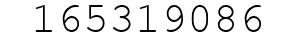 Number 165319086.