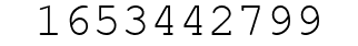 Number 1653442799.